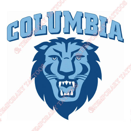 Columbia Lions Customize Temporary Tattoos Stickers NO.4187